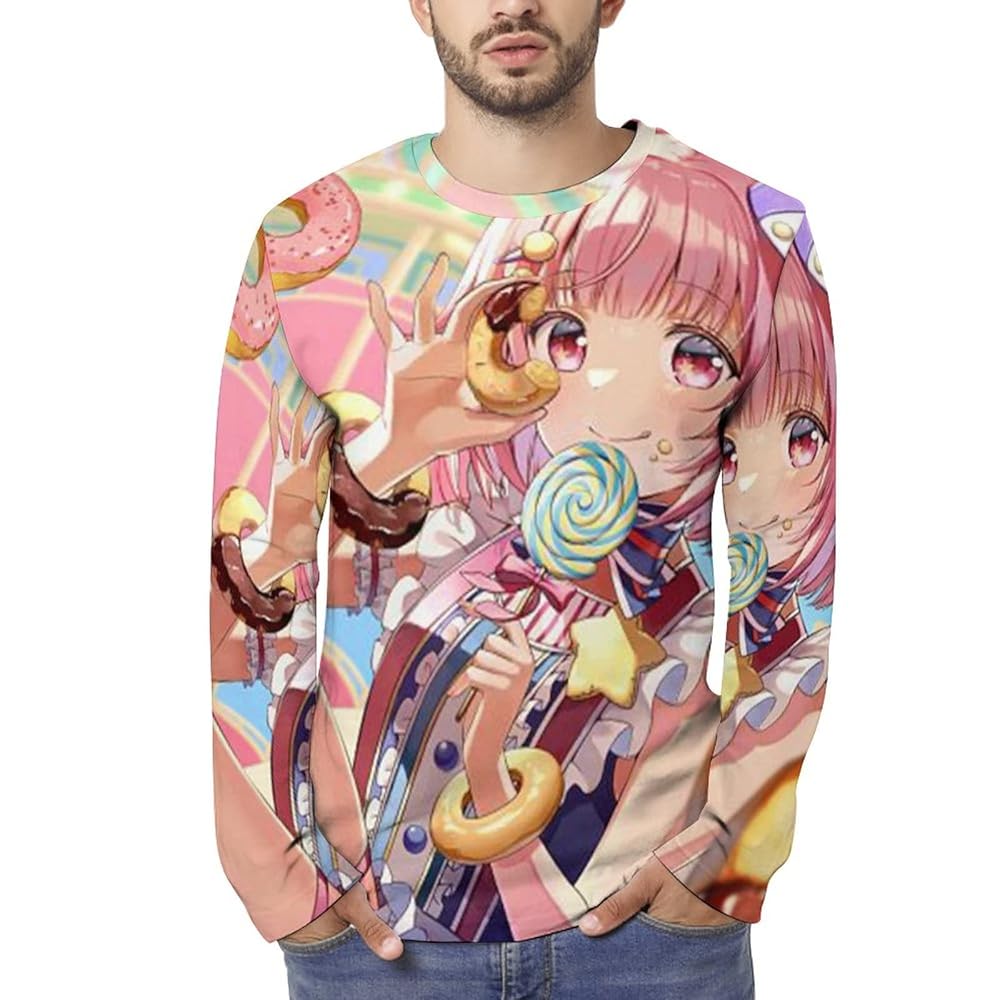 Amazon | [looqs] Tシャツ メンズ 長袖 春秋 プロセカ